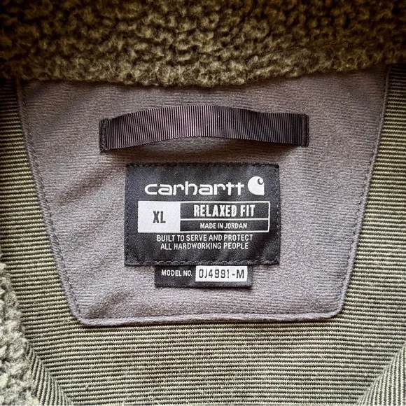 Carhartt Green Fleece Pullover Sweater - Picture 2 of 5
